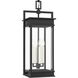 C&M by Chapman & Myers Cupertino 4 Light 11.13 inch Textured Black Outdoor Hanging Lantern