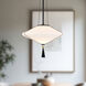Alora Mood Reeve 1 Light 14.75 inch Matte Black Pendant Ceiling Light