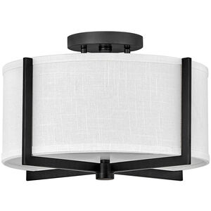 Galerie Axis LED 15 inch Black Indoor Semi-Flush Mount Ceiling Light