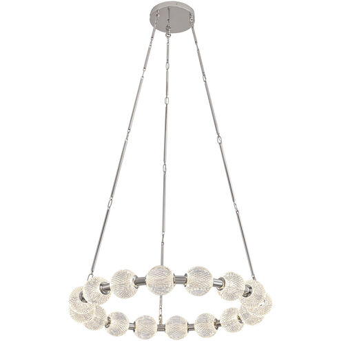 Marni LED 32.38 inch Polished Nickel Chandelier Ceiling Light