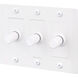 3G 100-120 White Dimmer Switch, LED
