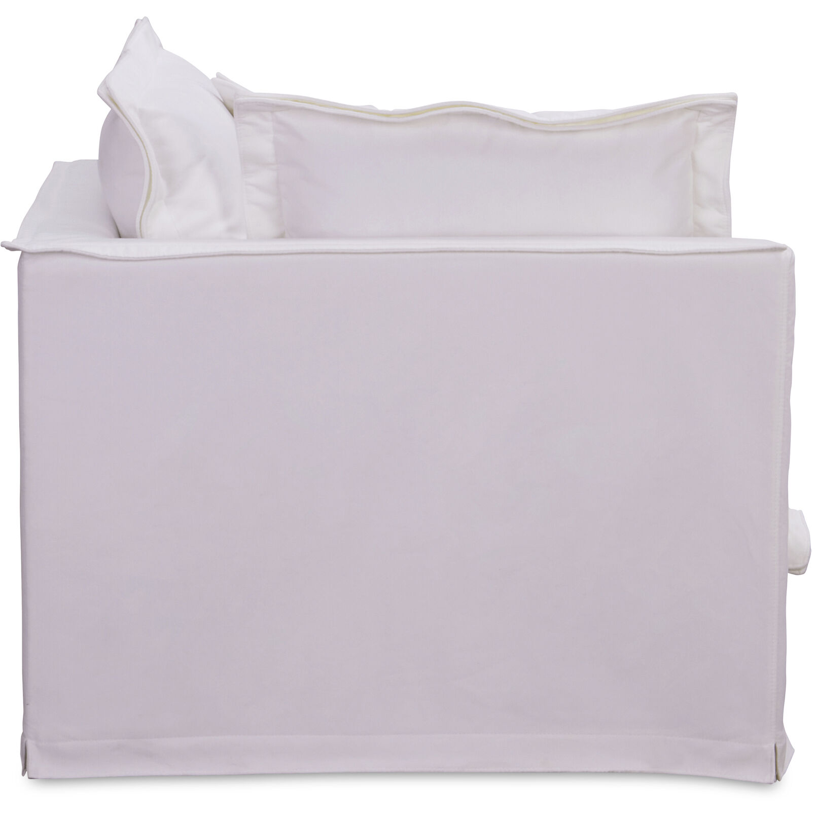 Olivia White Corner Chair