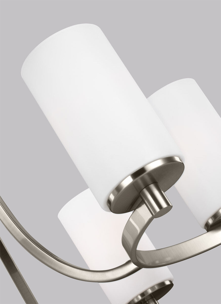 Hettinger 6 Light 24.5 inch Brushed Nickel Chandelier Ceiling Light