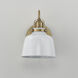 Hollis 1 Light 6.75 inch Natural Aged Brass Wall Sconce Wall Light