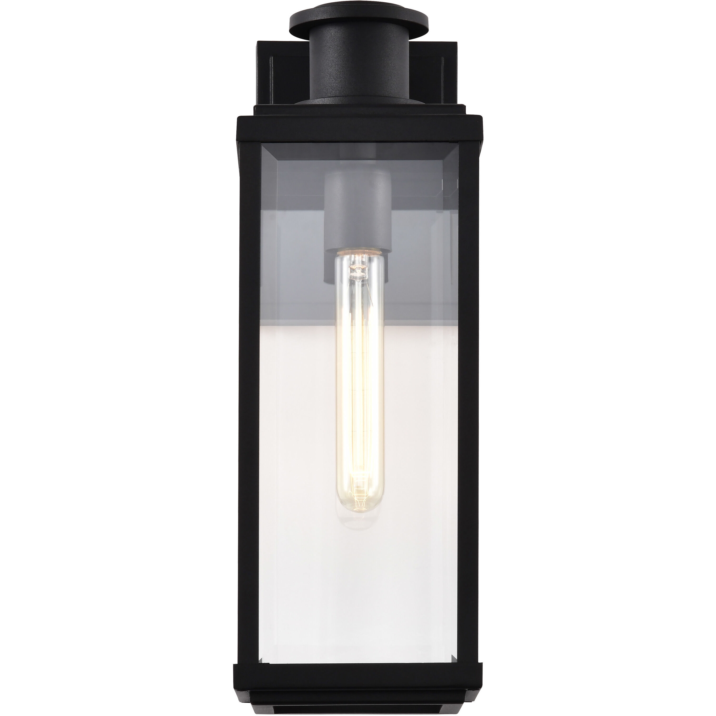 Luca 16.5 inch Sand Black Outdoor Wall Light