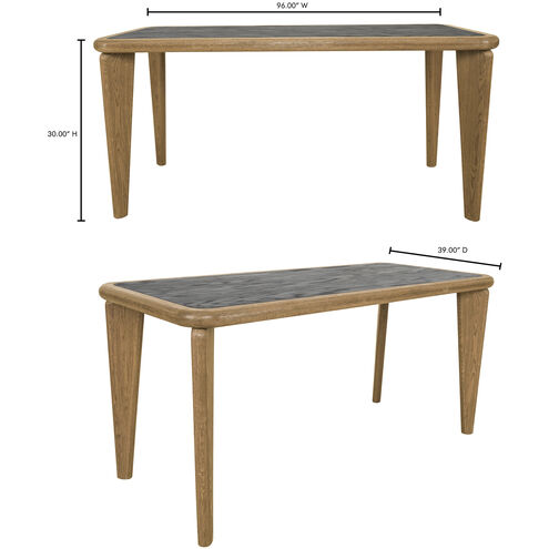 Loden 96 X 39 inch Brown Dining Table, Large