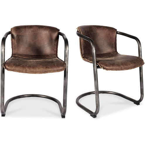 Benedict Brown Dining Chair, Set of 2