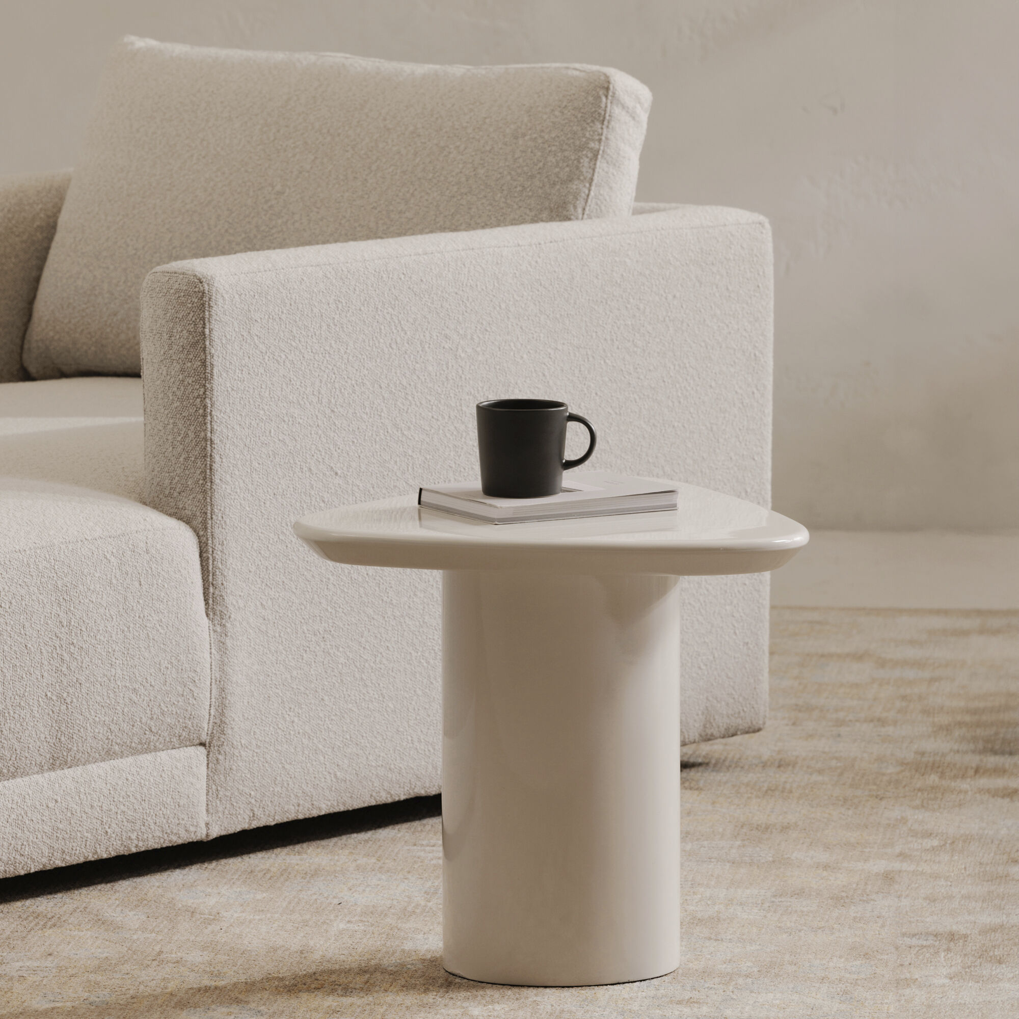 Eden 18.75 X 18.75 inch White Accent Table