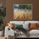 Cattail Yellow and Green and Purple and Multi Canvas