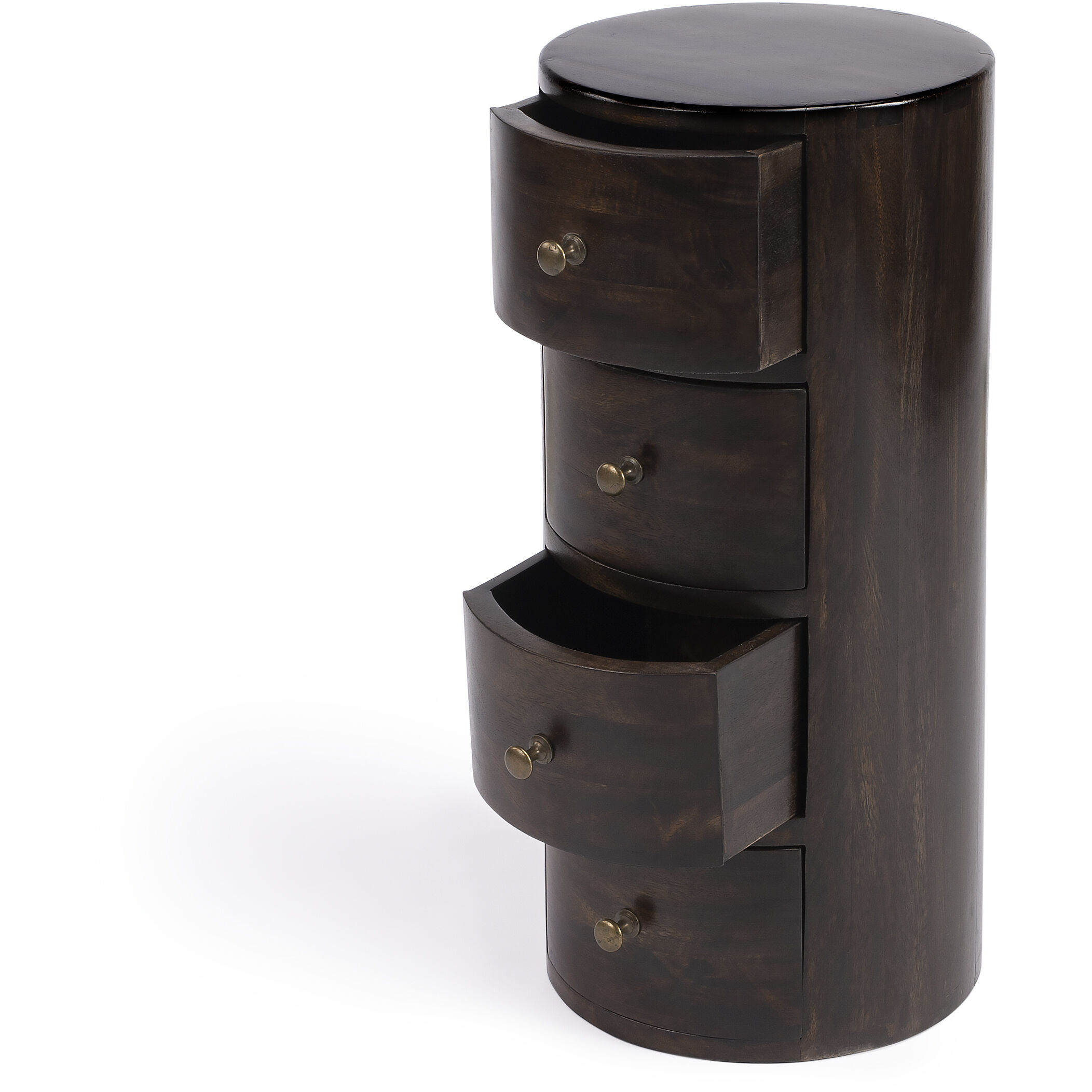 Liam Dark Brown Wood End or Side Table