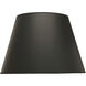 Ellie Black 16 inch Lampshade, Empire