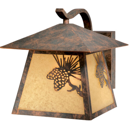 Whitebark LED 9.75 inch Olde World Patina Outdoor Wall