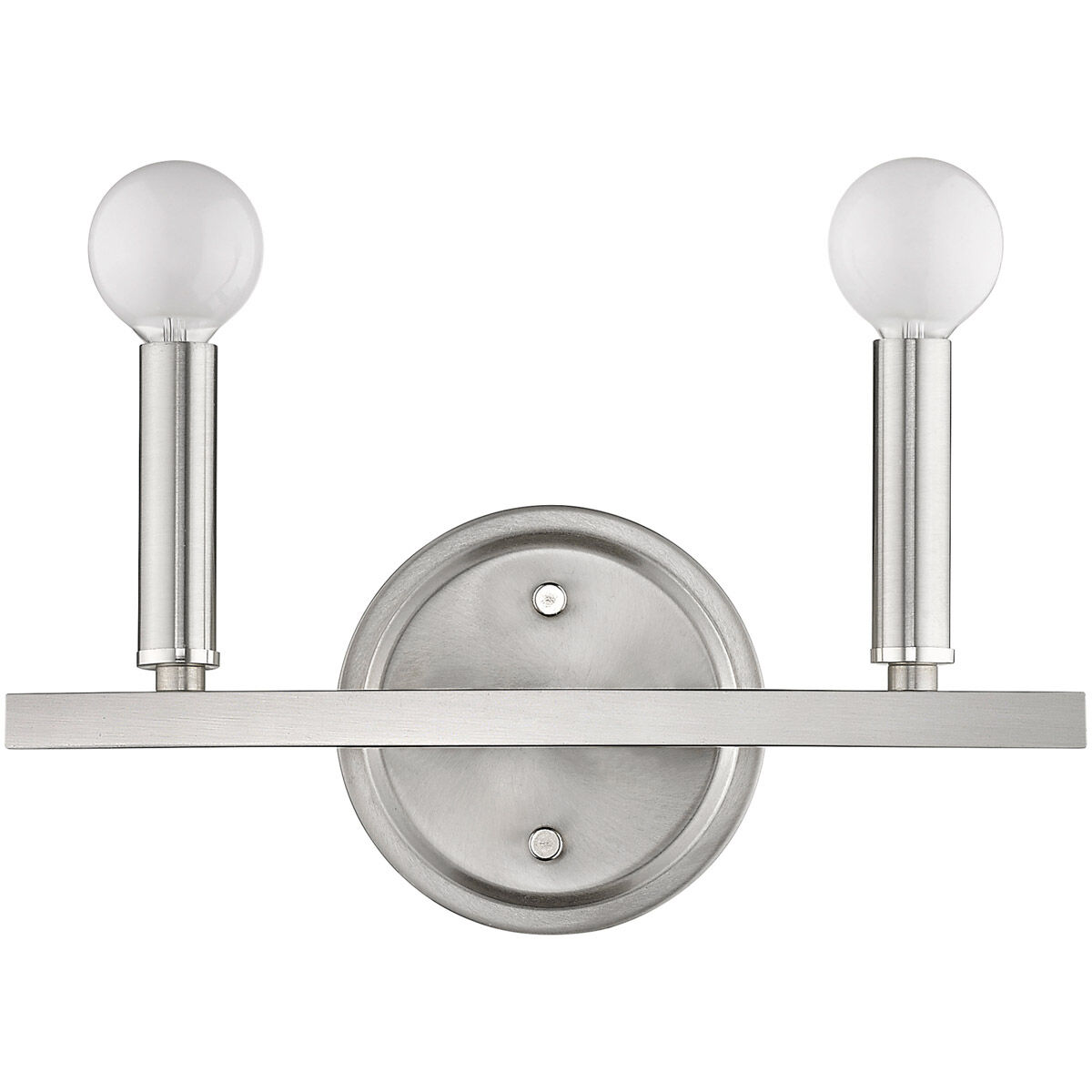 Sawyer 2 Light 12 inch Satin Nickel Vanity Light Wall Light
