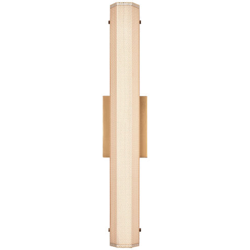 Pelermos Wall Sconce Wall Light in Aged Gold Brass