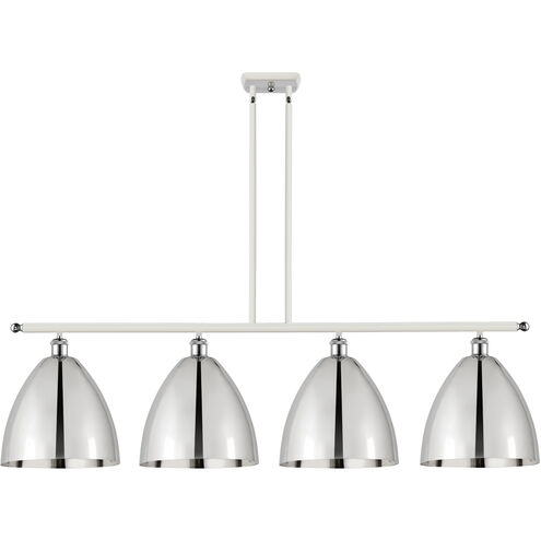 Ballston Dome LED 50.25 inch White and Polished Chrome Island Light Ceiling Light