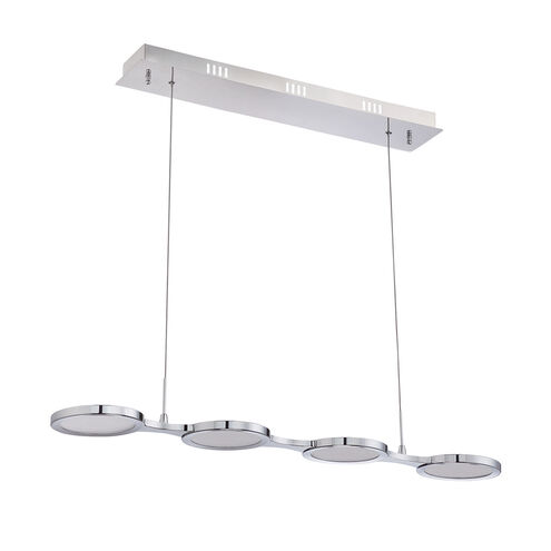 Milan LED 38 inch Chrome LED Bar in 4