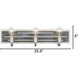 Lofty 3 Light 25.6 inch Silverado and Grey Bath Vanity Wall Light in Silverado/Grey Wood