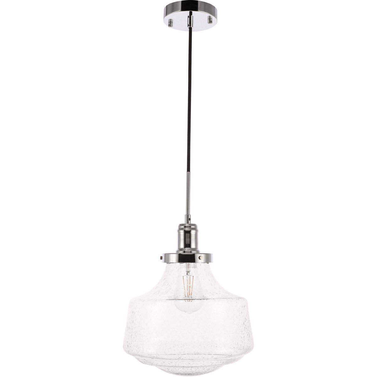 Lyle 1 Light 11 inch Chrome Pendant Ceiling Light