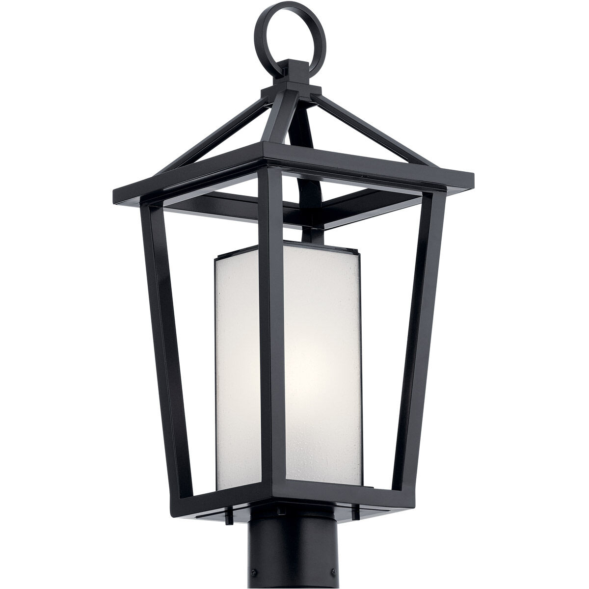 Pai 1 Light 22 inch Black Outdoor Post Lantern