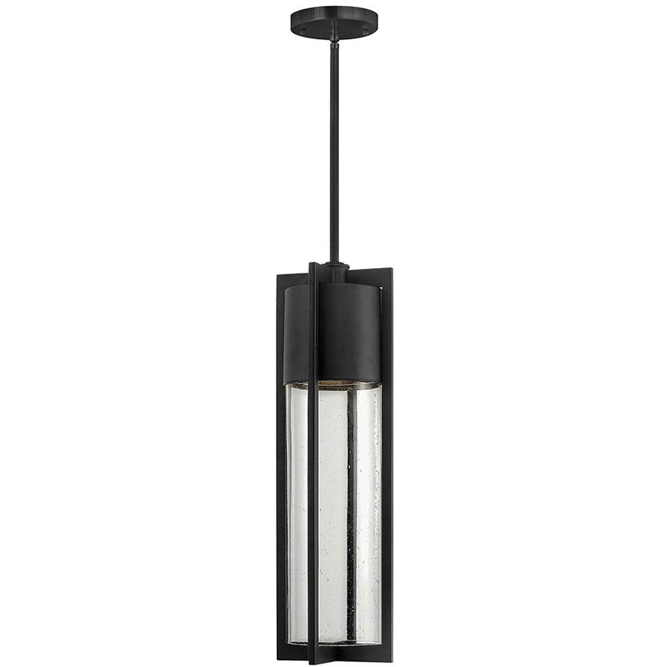 Shelter LED 6.25 inch Black Outdoor Hanging Lantern