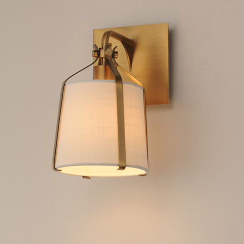 Bandera Wall Sconce Wall Light in Natural Aged Brass