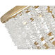 Rubina 10 Light 26 inch Burnished Gold Chandelier Ceiling Light