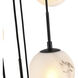 Nightfall 15 Light 22.8 inch Black Pendant Ceiling Light