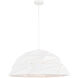 Riku 3 Light 26 inch White Pendant Ceiling Light