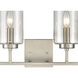West End 4 Light 29.75 inch Brushed Nickel Vanity Light Wall Light