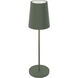 Glam 14.5 inch 2.00 watt Sage Green Table Lamp Portable Light