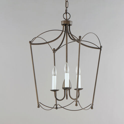 Plumette 3 Light 14 inch Chestnut Bronze Multi-Light Pendant Ceiling Light