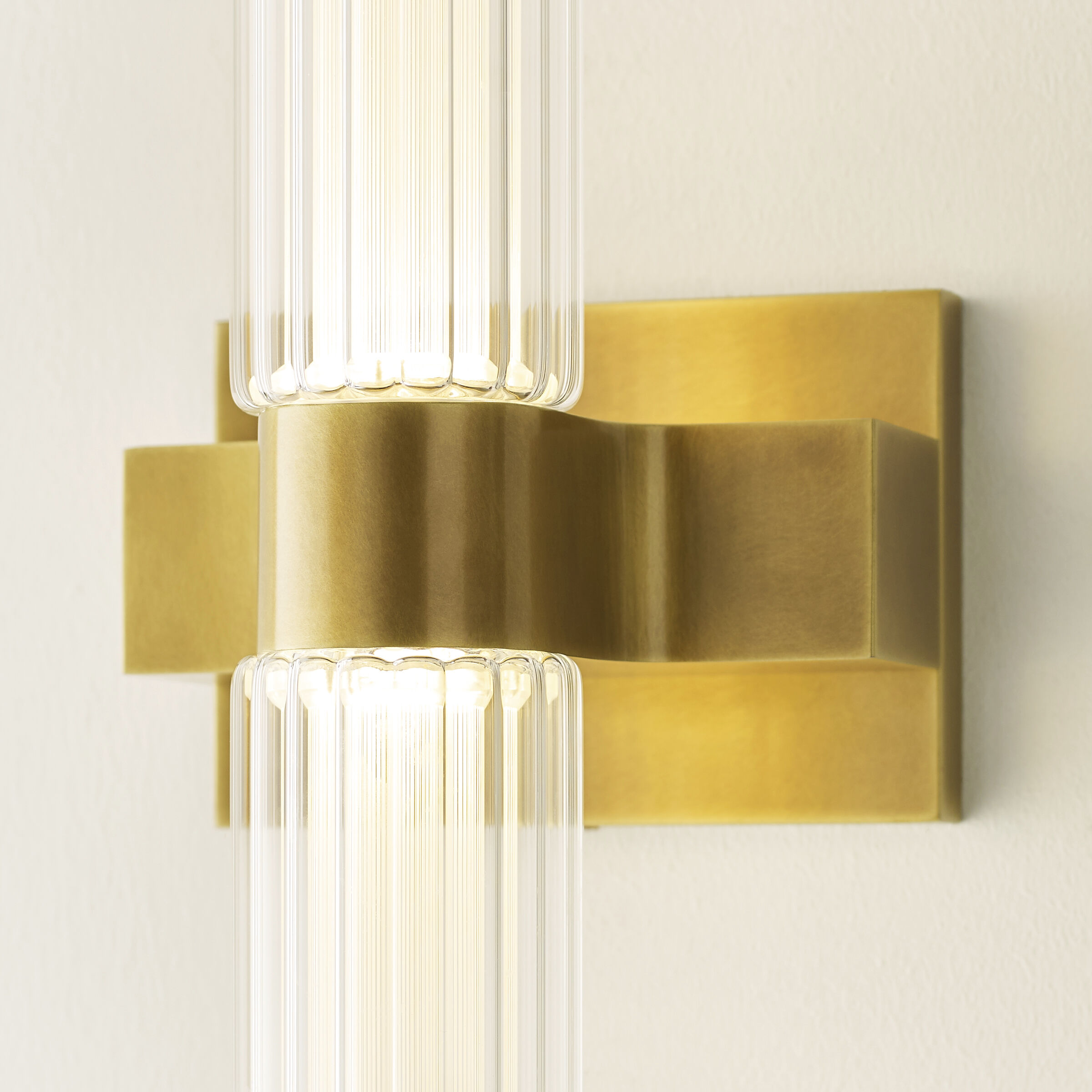 Avroko Langston LED 3.9 inch Plated Brass ADA Wall Sconce Wall Light in 120V, Integrated LED
