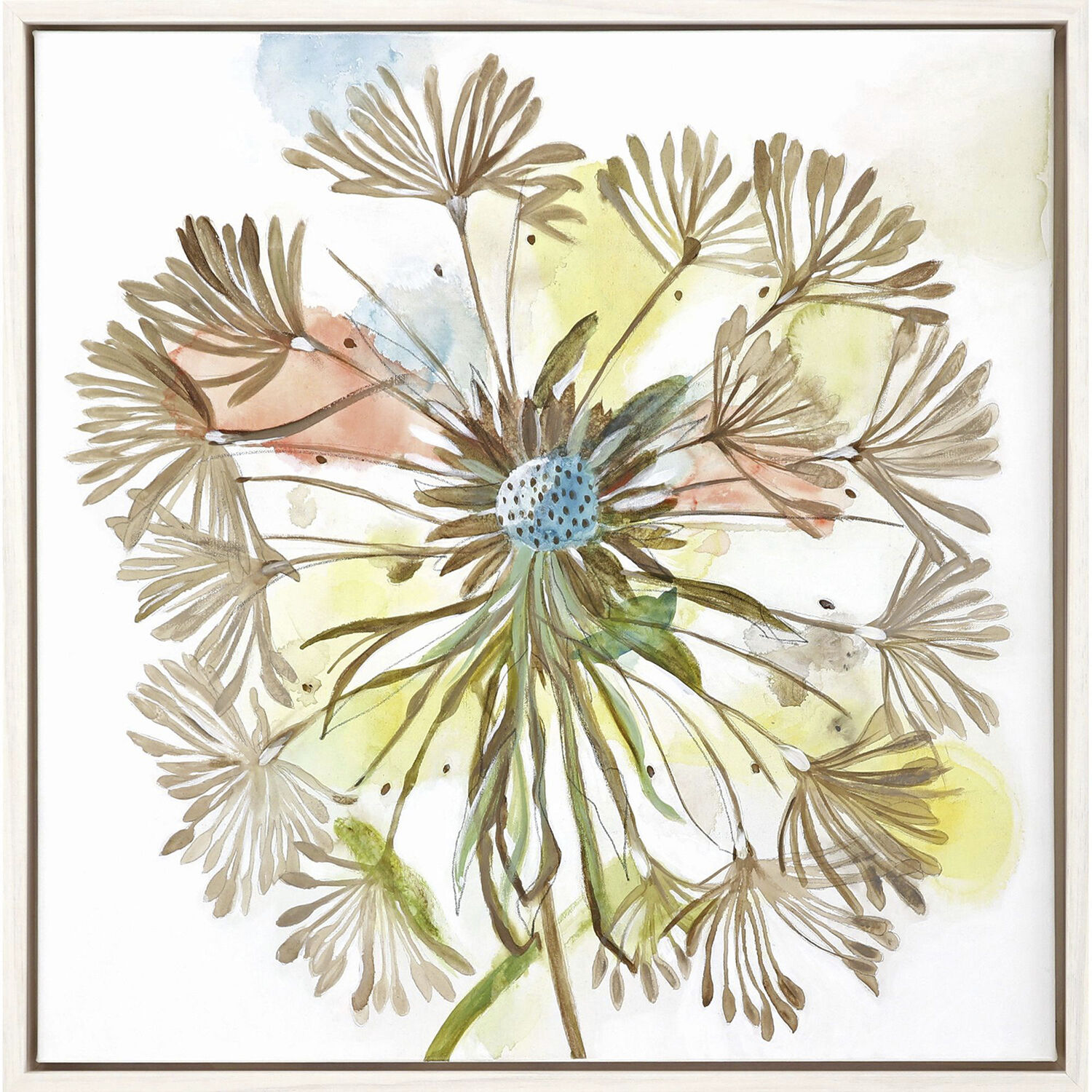 Dandelion Blue and Multi and Yellow and White Canvas, The Studio