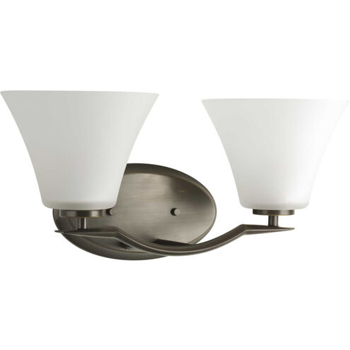 Bravo 2 Light 17 inch Antique Bronze Bath Vanity Wall Light