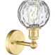 Athens Water Glass Sconce Wall Light in Satin Gold