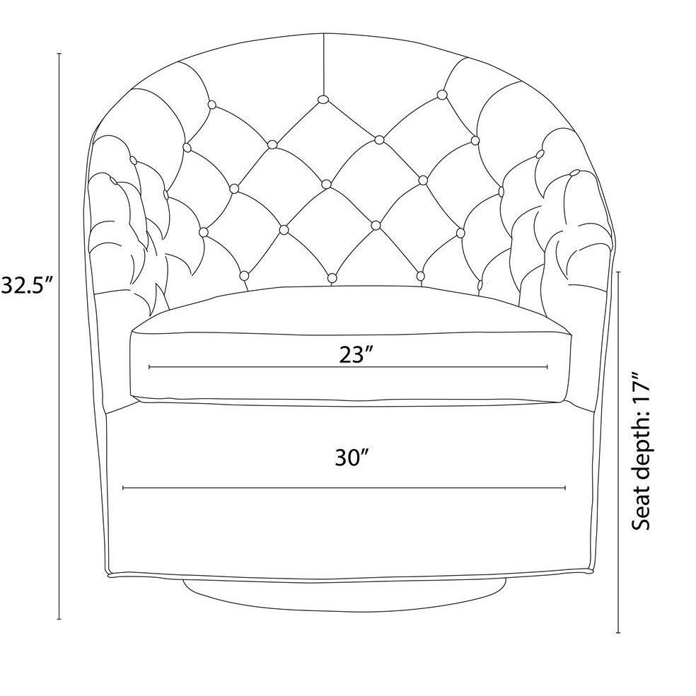 Capri Juniper Swivel Chair