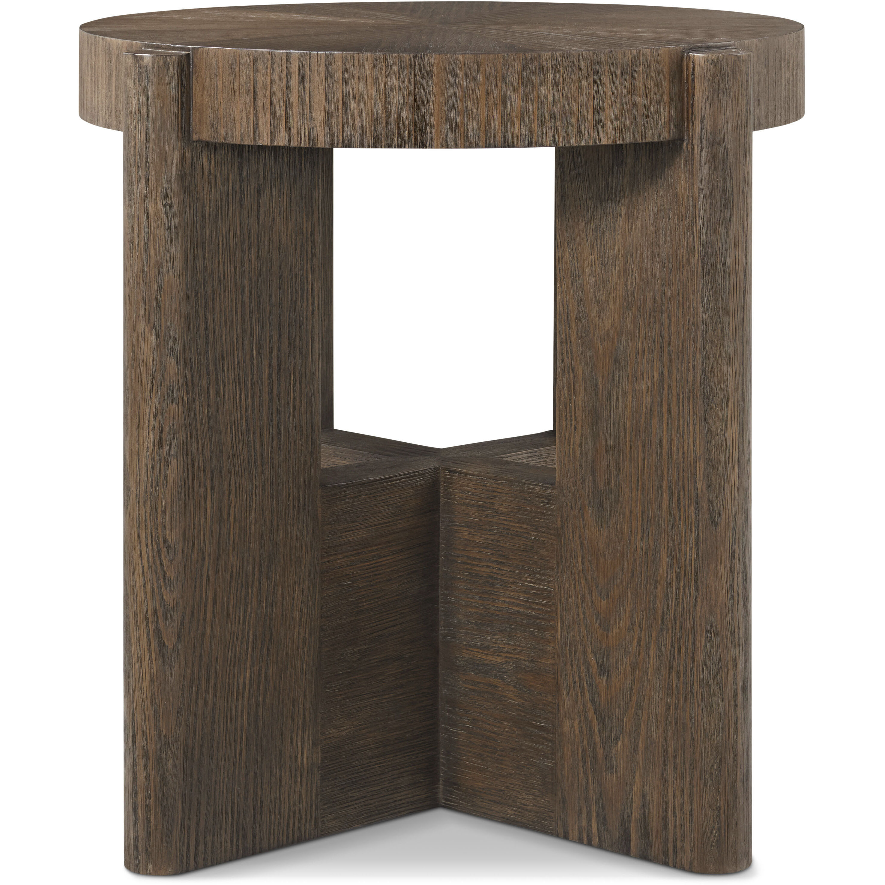 Urbane 24 X 24 inch Campfire Side Table, Wooden