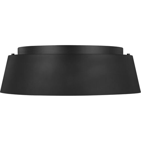 ED Ellen DeGeneres Asher 3 Light 14.5 inch Midnight Black Flush Mount Ceiling Light