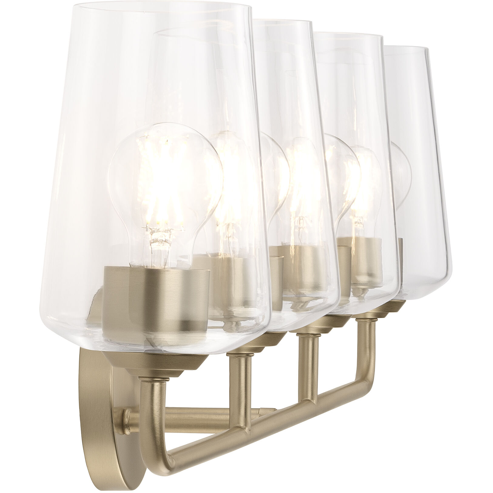 Celino 4 Light 32.5 inch Champagne Bronze Vanity Light Wall Light