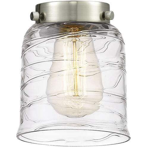 Franklin Restoration Bell LED 5 inch Oil Rubbed Bronze Mini Pendant Ceiling Light in Deco Swirl