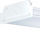 Economy Narrow Wrap 2 Light 7 inch White Low Profile Wrap Ceiling Light