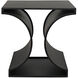 Alec 24 X 23.5 inch Matte Black Side Table