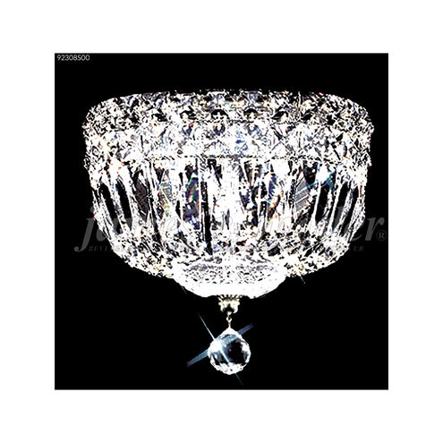 Prestige 3 Light 8 inch Silver Flush Mount Ceiling Light