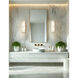 LumenAria - Medley Family LED 5.5 inch Faux Alabaster Resin ADA Wall Sconce Wall Light in 3.5" D x 5.5" W x 17" H, EVOLV