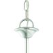 Bella 1 Light 7.25 inch Brushed Nickel Mini Pendant Ceiling Light