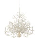 Seaward 12 Light 39 inch Coral White Chandelier Ceiling Light, Large