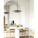 Cruz Pendant Ceiling Light in Felt - Gray, Felt Shade