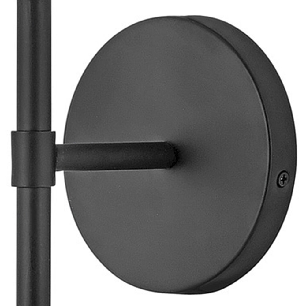 Hollis LED 8 inch Black Vanity Light Wall Light