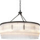 Hector 10 Light 35.43 inch Bronze Highlight and Clear Glass Chandelier Ceiling Light, Large