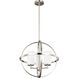 Alturas 3 Light 19 inch Brushed Nickel Chandelier Ceiling Light